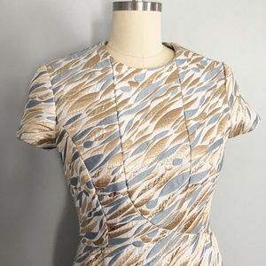 Vintage Mariko New York Jacquard Dress